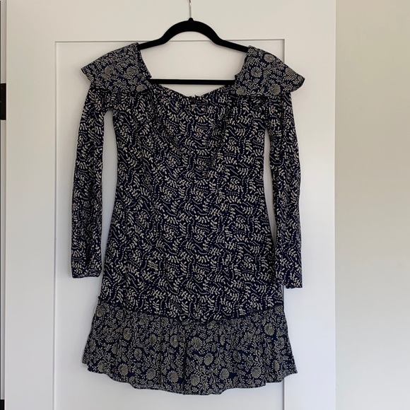 Stone Cold Fox Navy Elsa Dress Fern - Picture 6 of 8